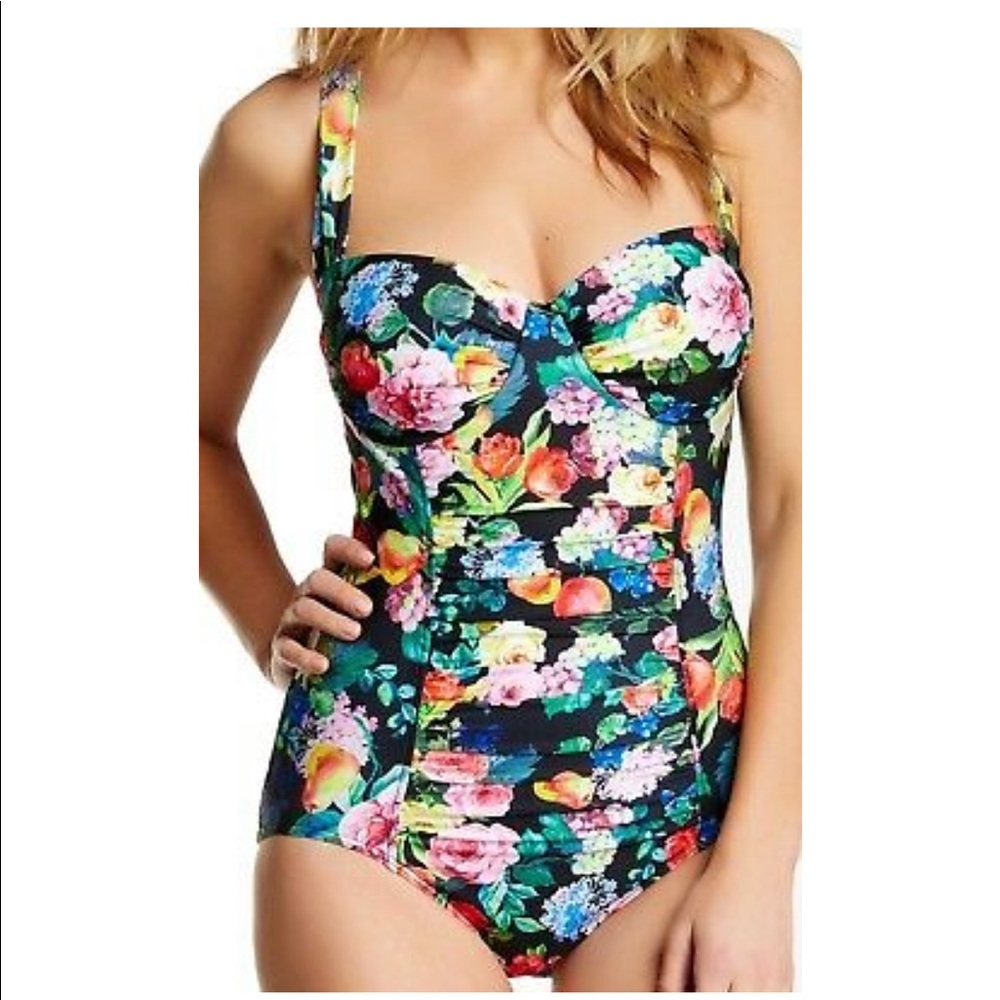 Seafolly Summer Garden One-Piece Soft-Cup Swimsuit